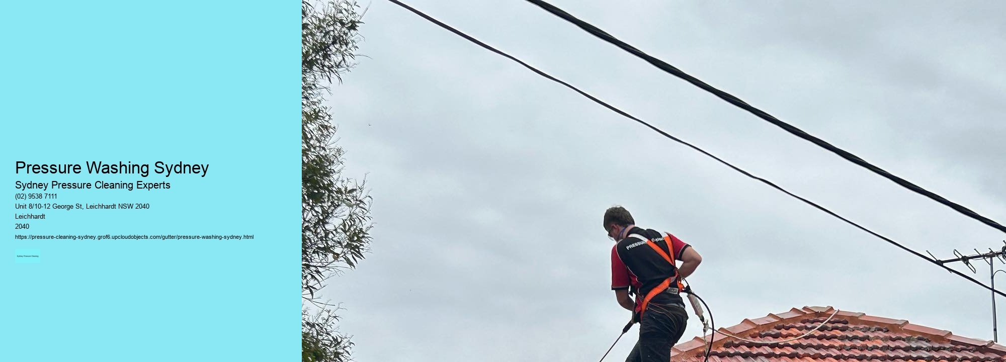 Pressure Washing Sydney